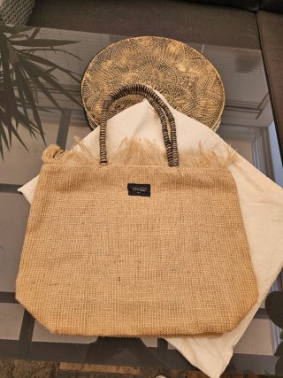 Bolso de playa PREVIA de yute