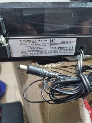 Tocadiscos Pioneer PL-Z95 Negro
