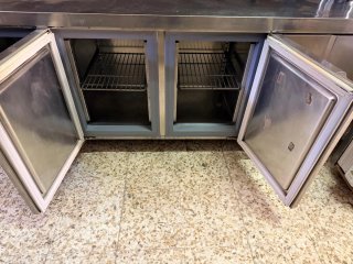 Bajo mostrador refrigerador acero inoxidable