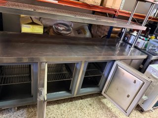 Bajo mostrador refrigerador acero inoxidable