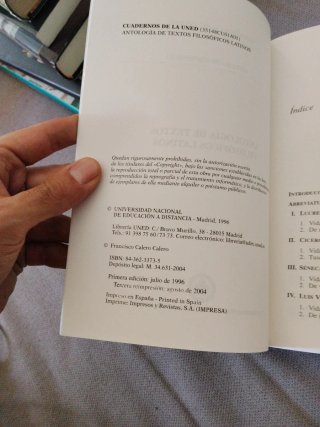 Antología de Textos Filosóficos Latinos