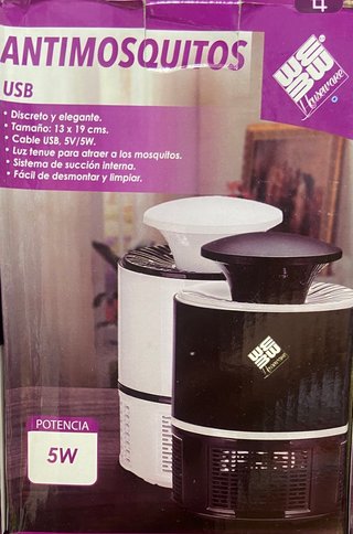 Lámpara Antimosquitos USB 5W