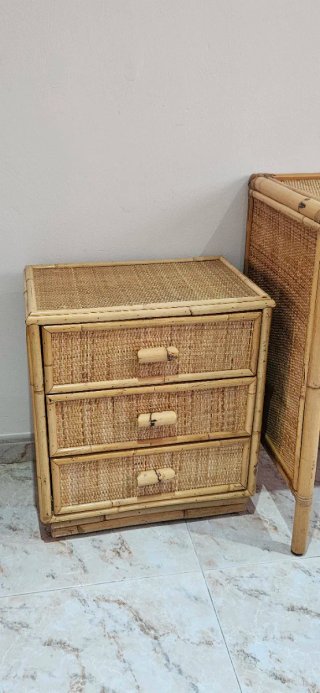 Conjunto Mueble Habitación Mimbre y ratan