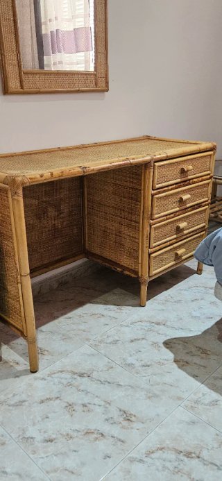 Conjunto Mueble Habitación Mimbre y ratan