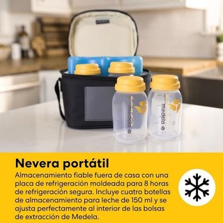 Kit almacenamiento leche Medela con nevera NUEVO