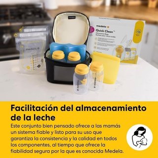 Kit almacenamiento leche Medela con nevera NUEVO