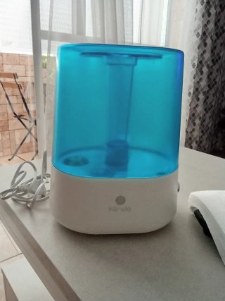 Humidificador Klindo Azul y Blanco