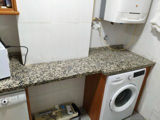 Encimera de mármol 2 piezas + fregadero