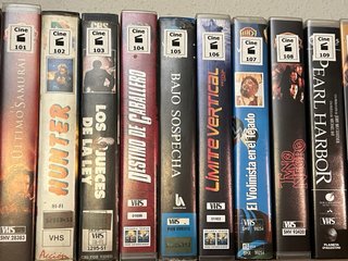 Cintas VHS variadas