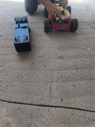 Coche RC Nitro Buggy mas bateria lipo arranque