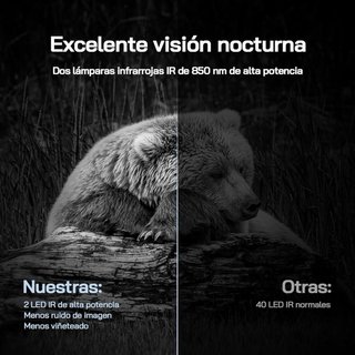 Cámara de caza solar Wi-Fi Bluetooth WOLFANG