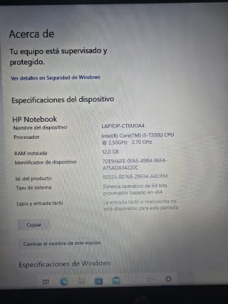 Ordenador portátil HP Notebook 15 (TPN-C125)