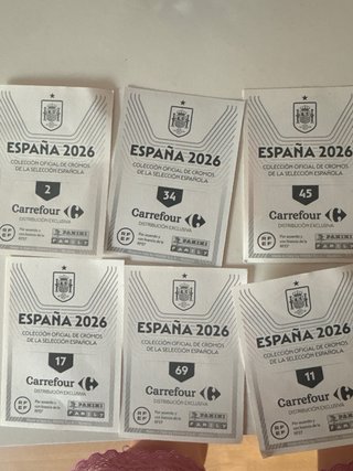 Cromos Selección Española Carrefour