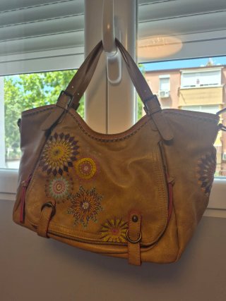 Bolso Desigual Beige Multicolor
