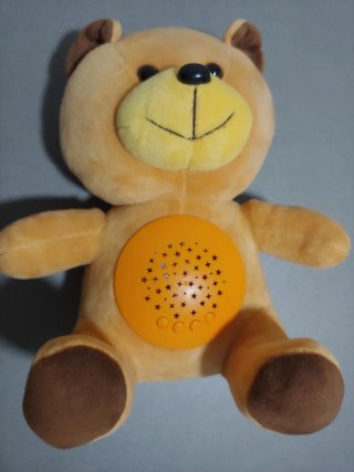 Peluche Oso Proyector Estrellas