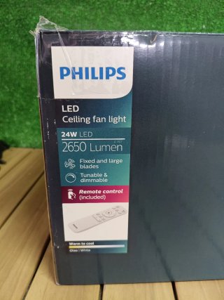 Philips Olas Ventilador de Techo con Luz LED