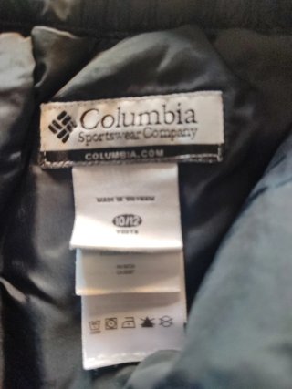 Pantalón de nieve Columbia negro