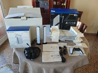 PS5 Pro + Lector de Discos Sony Blanca