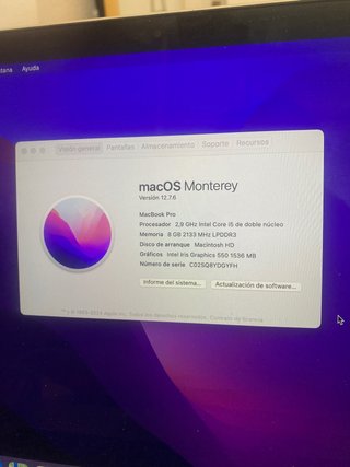 MacBook Pro 13 Plata