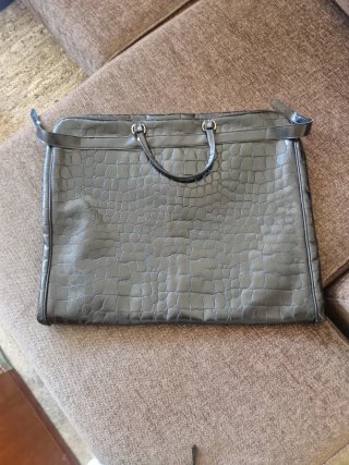 Bolsa portatrajes vintage diseño italiano negro