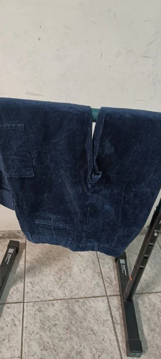 Pantalones de trabajo azul y amarillo