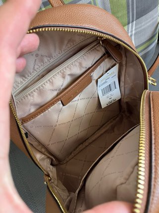 Mochila Michael Kors Marrón y Dorada