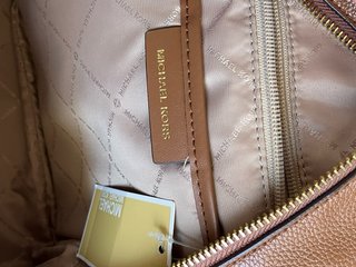 Mochila Michael Kors Marrón y Dorada