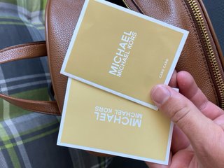 Mochila Michael Kors Marrón y Dorada