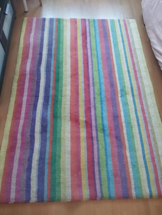 Alfombra de lana Ikea multicolor