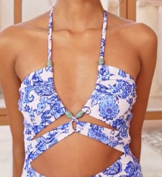 Bañador con falda pareo a juego – Talla L