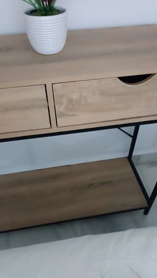 Mueble recibidor madera y metal-JYSK