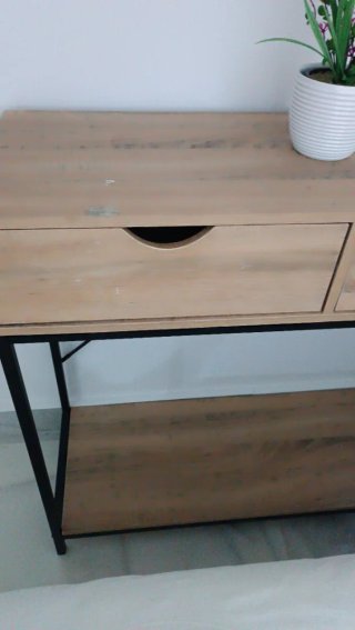 Mueble recibidor madera y metal-JYSK