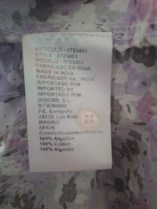 Camisa Amichi flores T M