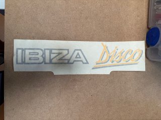 Pegatina Vinilo Ibiza Disco
