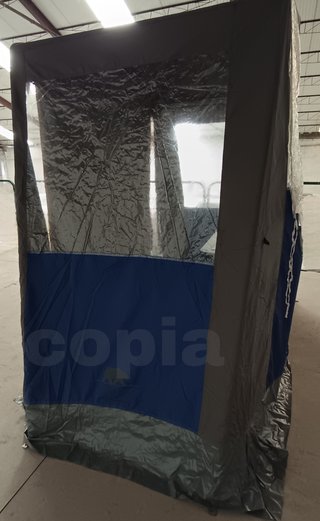Tienda Cocina Camping Gris/Azul