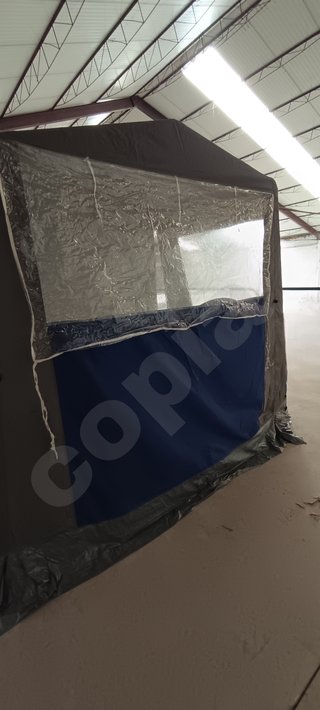 Tienda Cocina Camping Gris/Azul