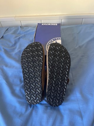 Zuecos Birkenstock Boston Caqui