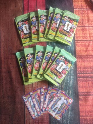 Lote de sobres y cromos FIFA Adrenalyn XL