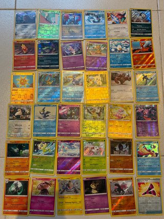 36 Cartas Pokémon Variadas Auténticas