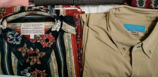 Camisas manga larga.