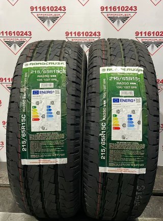 4UD 215 65 15C T ROADCRUZA RUEDA NUEVA YA MONTADA