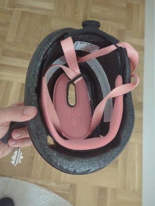Casco rosa Btwin niña/niño