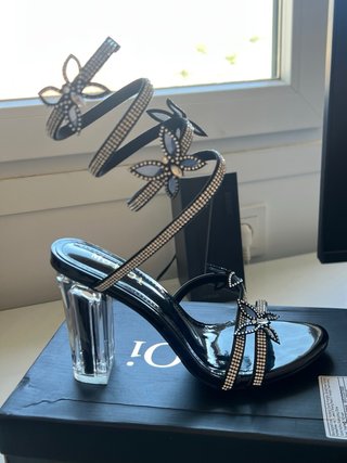 Sandalias Mei Qi verano con tiras de mariposa