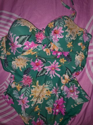 Bañador bikini verde mujer