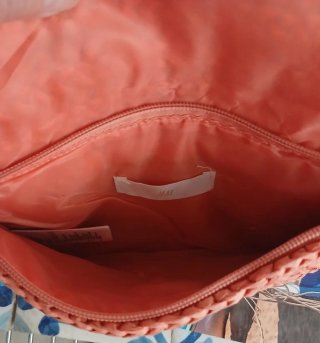 Bolso Clutch Rafia