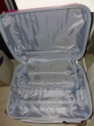 Maleta pequeña de viaje rosa
