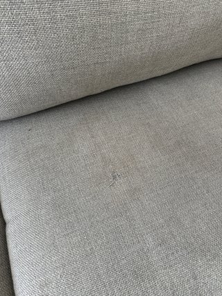 Sofá 3 plazas beige tela