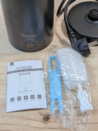 Espumador de leche NWOUIIAY 4 en 1 300 ml