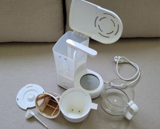 Cafetera goteo JATA 800w Blanca 10-12 Tazas