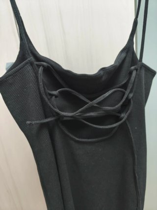 Vestido negro tirantes